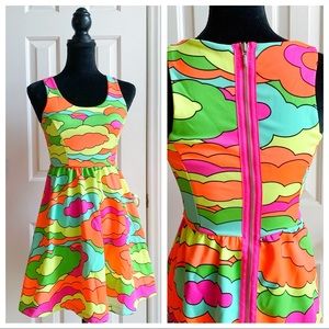 Nanette Lepore L’Amour Neon Dress